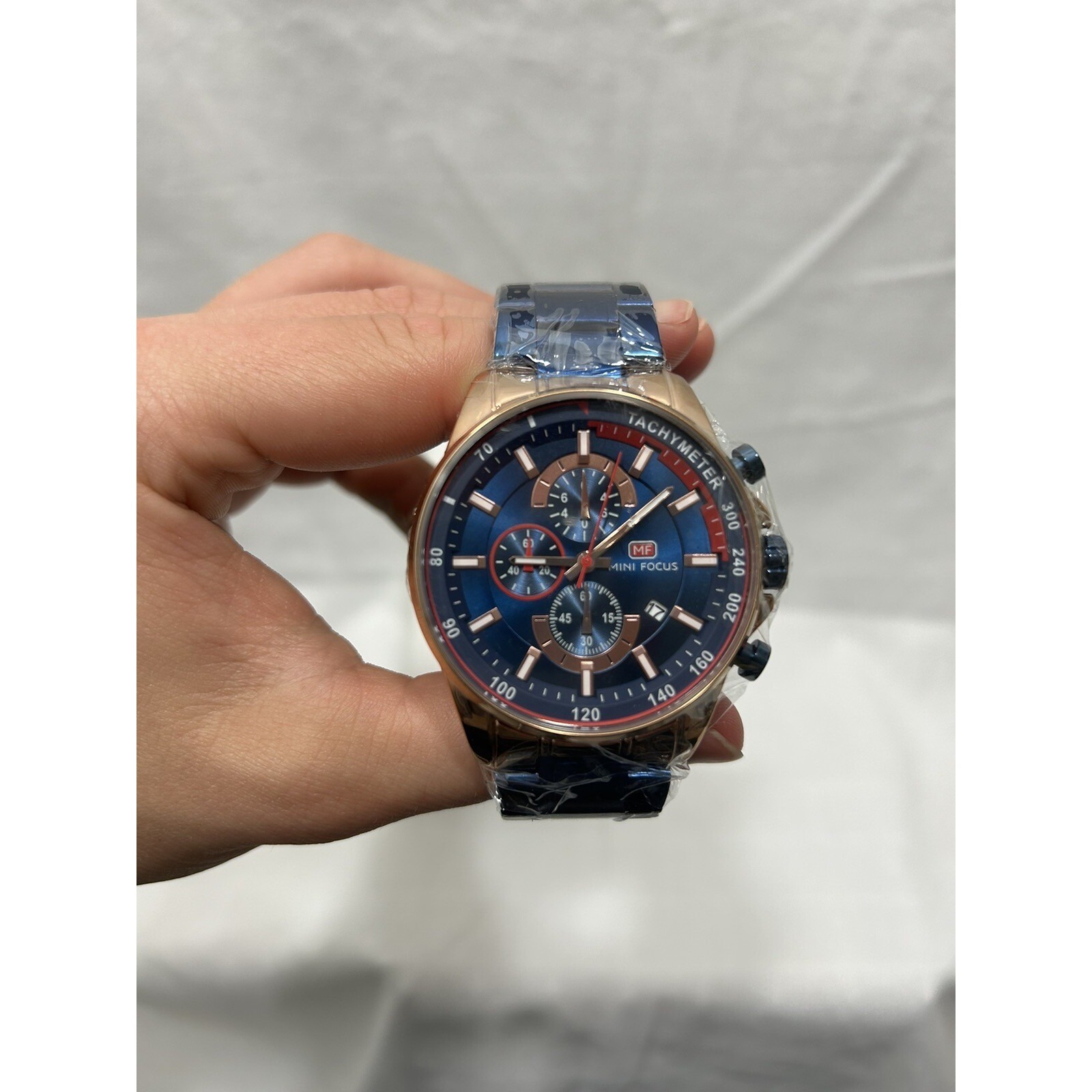 Grayson Watch Chronograph Tachymeter Men Multifunction Wristwatches Gold